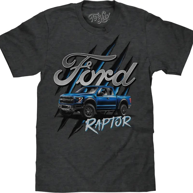 Ford F 150 Raptor Gray - Adult & Kids T-Shirts, Sweatshirts & Hoodies apparel design preview 1