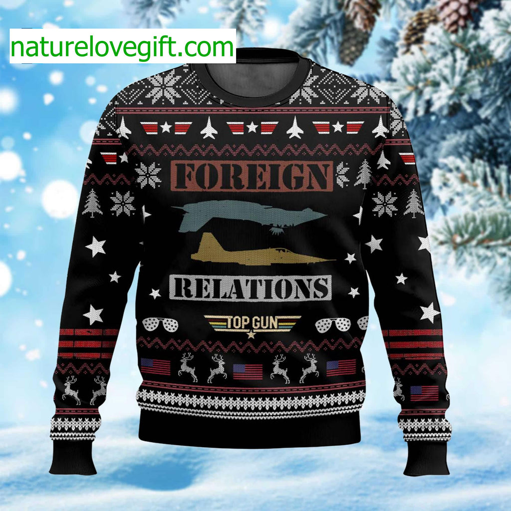 Foreign Relations Ugly Christmas Sweater - Holiday Gift product image