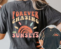 Forever Chasing Sunsets Summer Vacation Beach Boho - Adult & Kids T-Shirts, Sweatshirts & Hoodies apparel design preview 1