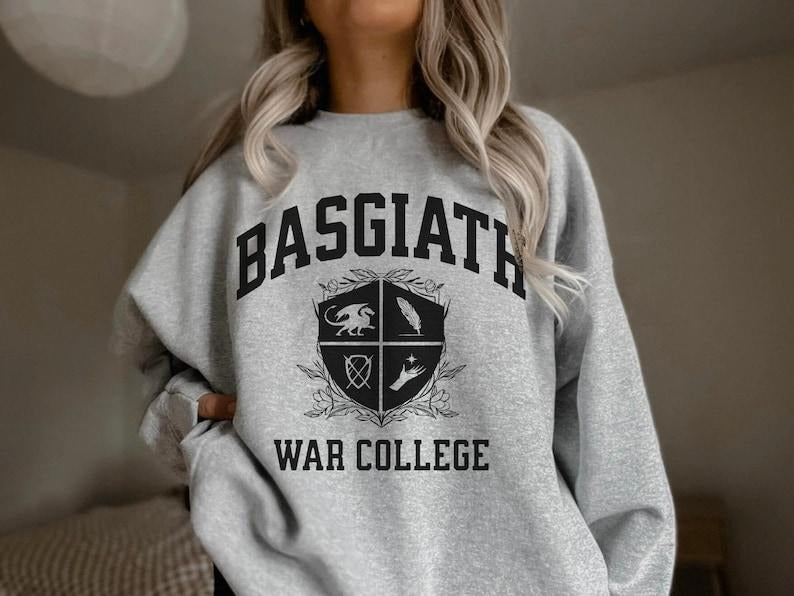 Fourth Wing Basgiath War College Dragon Rider Fantasy - Adult & Kids T-Shirts, Sweatshirts & Hoodies apparel design preview 1