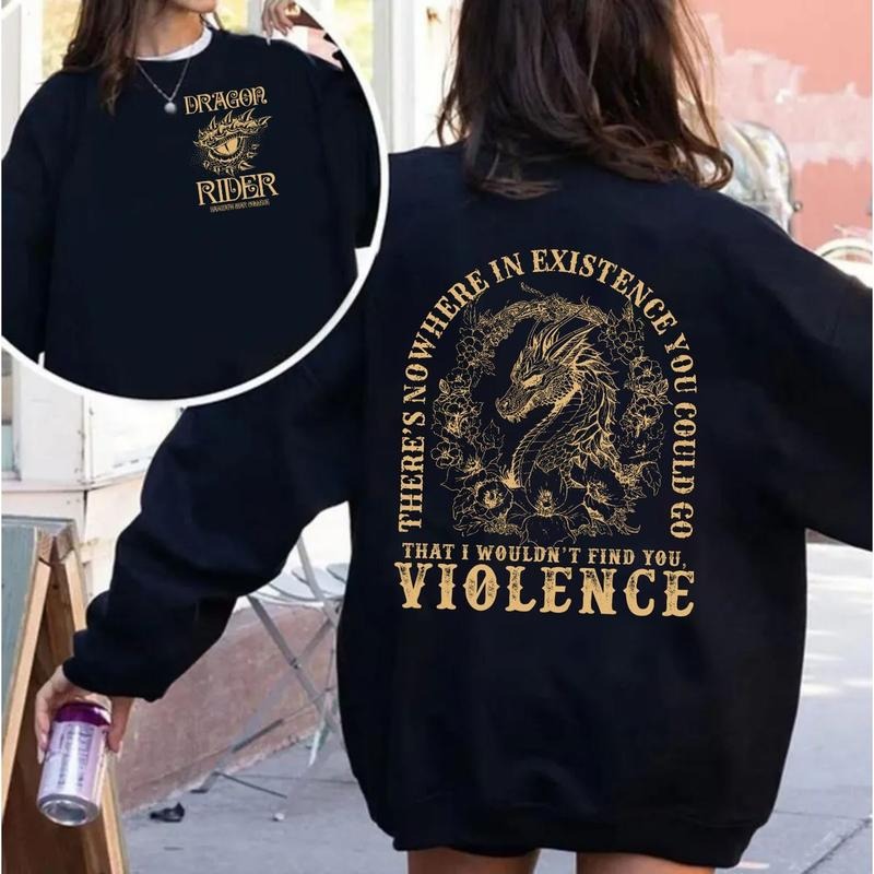 Fourth Wing Dragon Rider Two Sides Xaden Riorson 4th - Adult & Kids T-Shirts, Sweatshirts & Hoodies apparel design preview 1