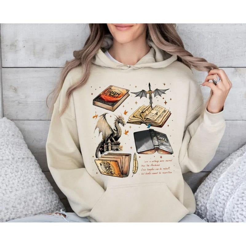 Fourth Wing Onyx Storm Dragon Rider Bookish Book - Adult & Kids T-Shirts, Sweatshirts & Hoodies apparel design preview 1