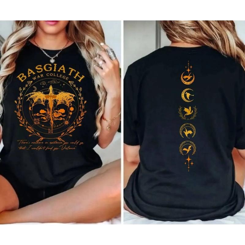 Fourth Wing Empyrean Basgiath War College - Adult & Kids T-Shirts, Sweatshirts & Hoodies apparel design preview 1