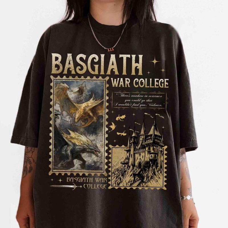 Fourth Wing Basgiath War College Dragon Rider Leader - Adult & Kids T-Shirts, Sweatshirts & Hoodies apparel design preview 1