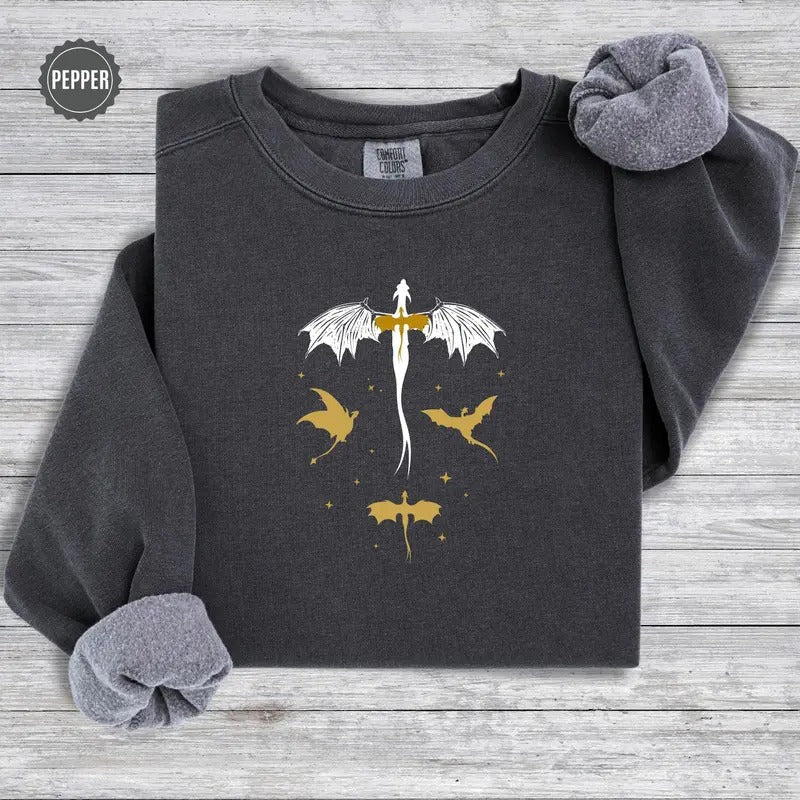 Fourth Wing Basgiath War College Violet Sorrengail - Adult & Kids T-Shirts, Sweatshirts & Hoodies apparel design preview 1