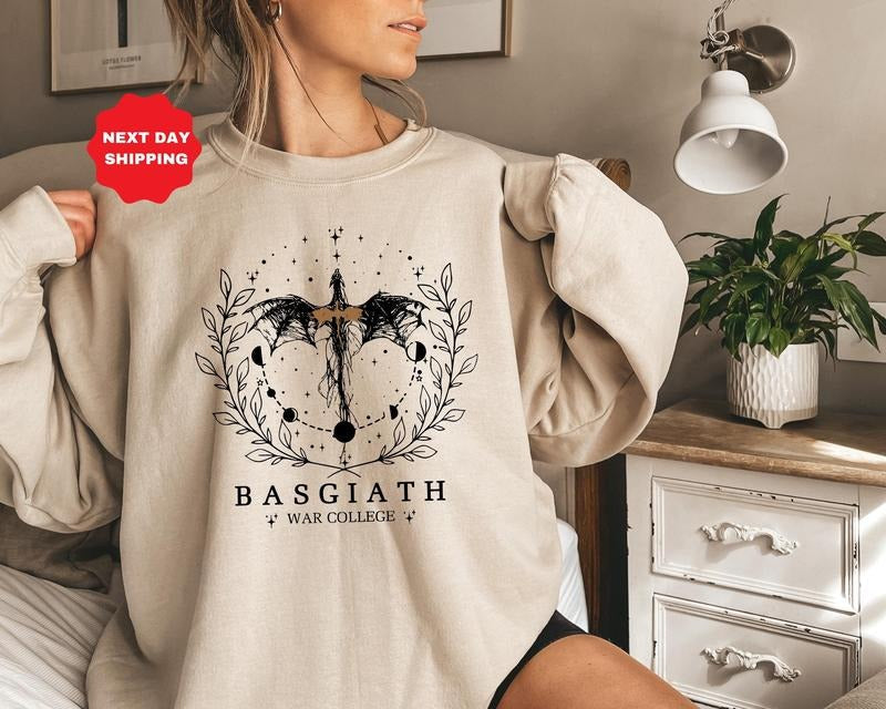Fourth Wing Basgiath War College Dragon Rider Violet - Adult & Kids T-Shirts, Sweatshirts & Hoodies apparel design preview 1