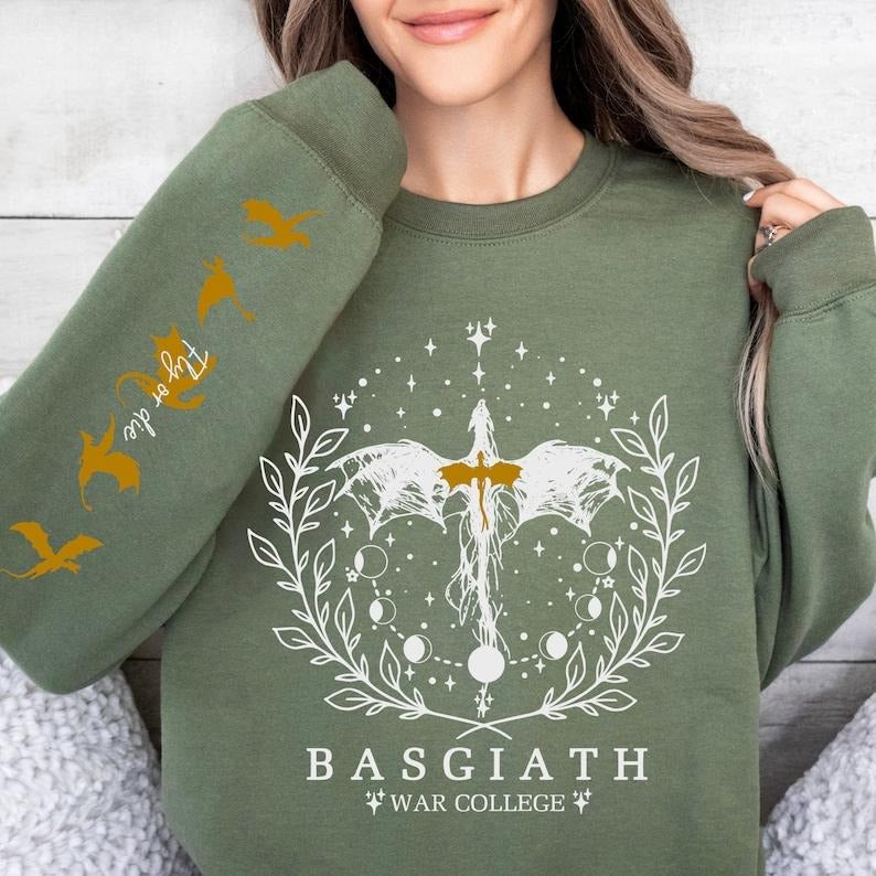 Fourth Wing Basgiath War College Dragon Rider Rebecca - Adult & Kids T-Shirts, Sweatshirts & Hoodies apparel design preview 1