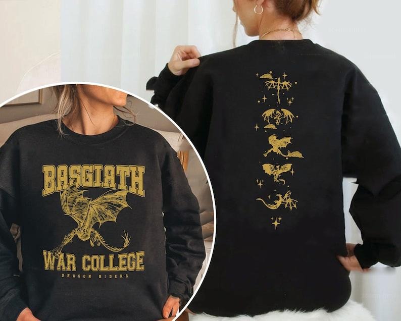 Fourth Wing Basgiath War College Dragon Rider Rebecca - Adult & Kids T-Shirts, Sweatshirts & Hoodies apparel design preview 1