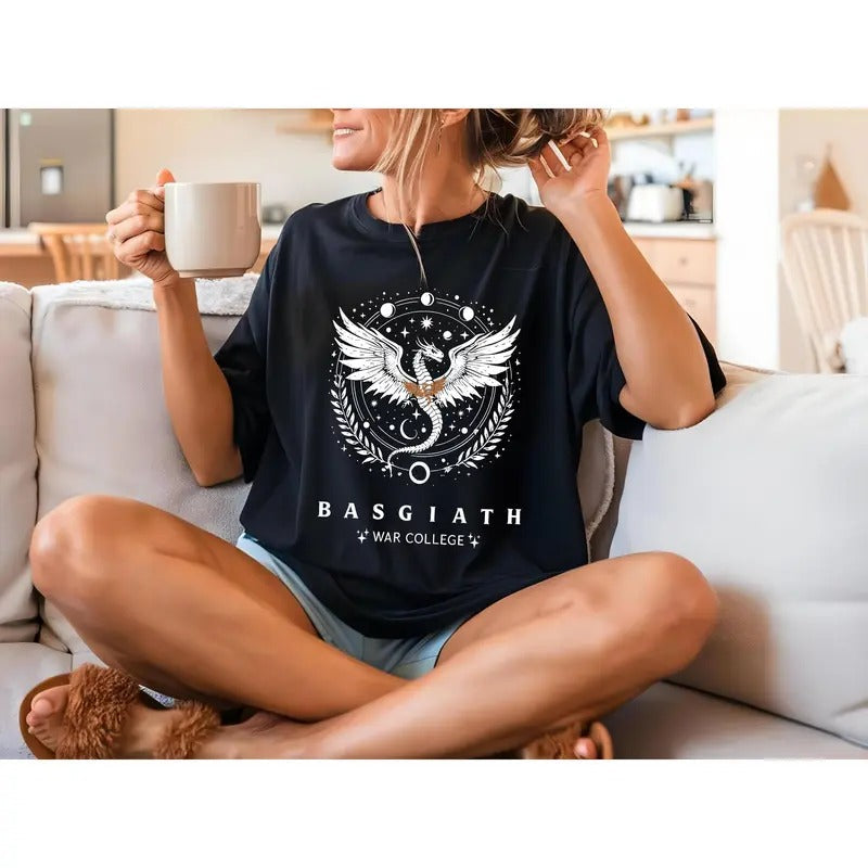 Fourth Wing Basgiath War College Dragon Rider Violet - Adult & Kids T-Shirts, Sweatshirts & Hoodies apparel design preview 1