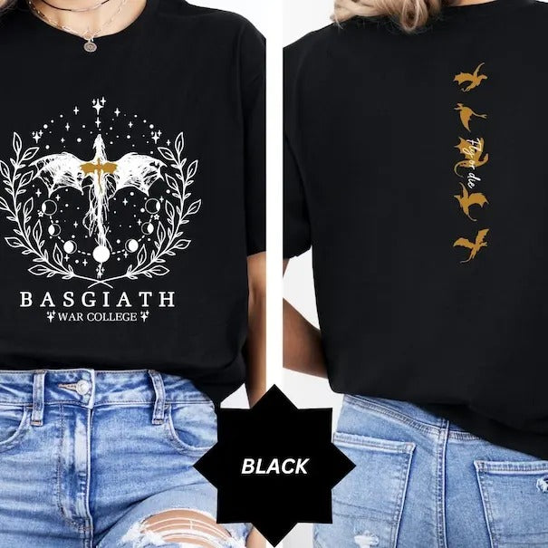 Fourth Wing Basgiath War College Dragon Rider Violet - Adult & Kids T-Shirts, Sweatshirts & Hoodies apparel design preview 1