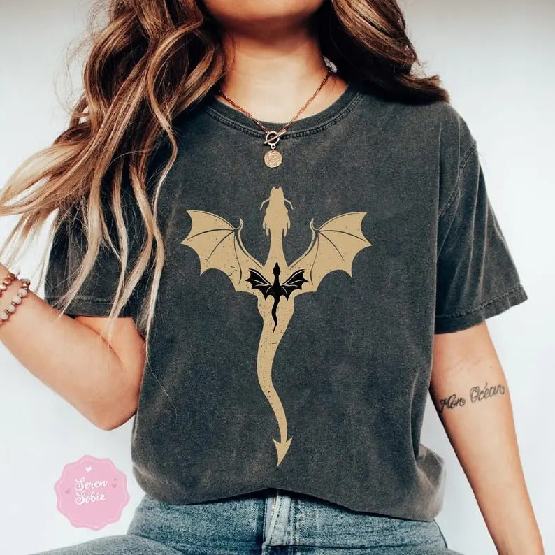 Fourth Wings Dragon Rider Wing War College Book Lover - Adult & Kids T-Shirts, Sweatshirts & Hoodies apparel design preview 1