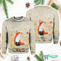 Fox Print Thin 3D Sweater - Gift Idea product image 2