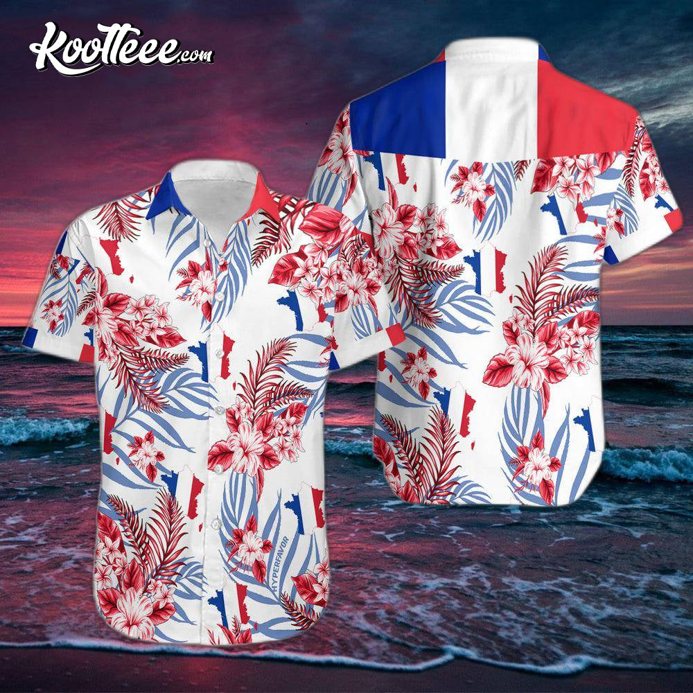 France Proud Hawaiian - Adult & Kids T-Shirts, Sweatshirts & Hoodies apparel design preview 1