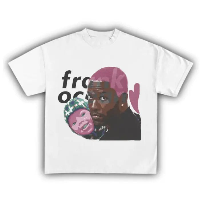 Frank Blond Big Face Pink Kitty Ocean Hip Hop Rap - Adult & Kids T-Shirts, Sweatshirts & Hoodies apparel design preview 1