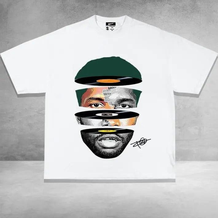Frank Green Rap Bold Big Face Music Fans - Adult & Kids T-Shirts, Sweatshirts & Hoodies apparel design preview 1