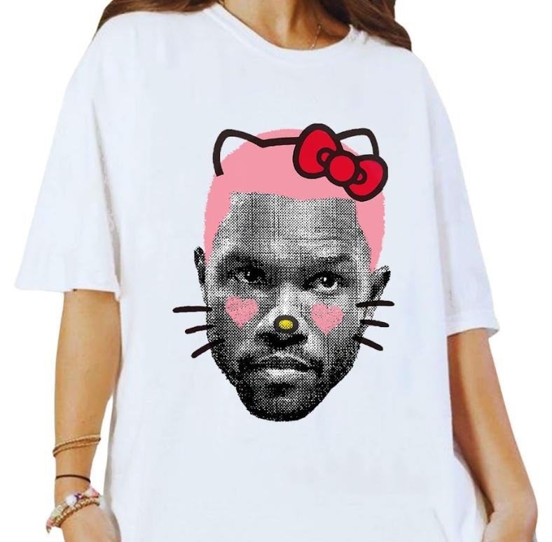 Frank Kitty (PINK) Cute Heart - Adult & Kids T-Shirts, Sweatshirts & Hoodies apparel design preview 1