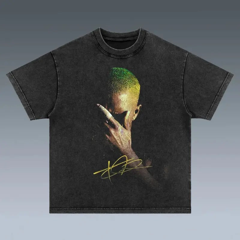 Frank Ocean BLOND Short Sleeve Album Cover Gif Him - Adult & Kids T-Shirts, Sweatshirts & Hoodies apparel design preview 1