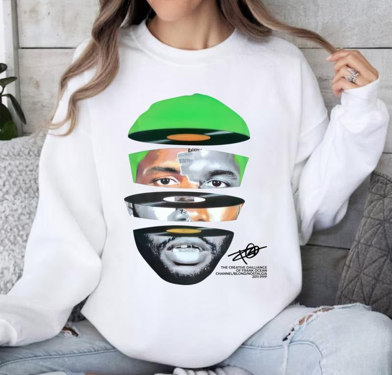Frank Ocean Face - Adult & Kids T-Shirts, Sweatshirts & Hoodies apparel design preview 1