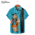 Fred Flintstone Bowling Hawaiian - Adult & Kids T-Shirts, Sweatshirts & Hoodies apparel design preview 1
