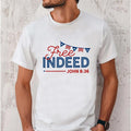 Free Indeed Independence Day Christian 4th July - Adult & Kids T-Shirts, Sweatshirts & Hoodies apparel design preview 1