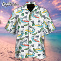French Bulldog Surfing Hawaiian - Adult & Kids T-Shirts, Sweatshirts & Hoodies apparel design preview 1
