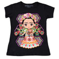 Frida Con Changuito Playera Top Womenswear - Adult & Kids T-Shirts, Sweatshirts & Hoodies apparel design preview 1