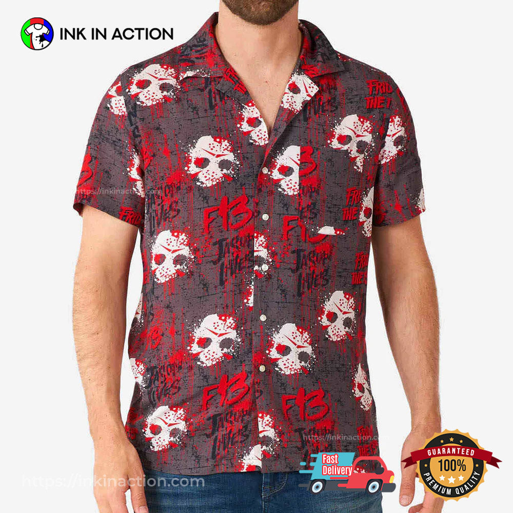 Friday The 13th Hawaiian - Adult & Kids T-Shirts, Sweatshirts & Hoodies apparel design preview 1
