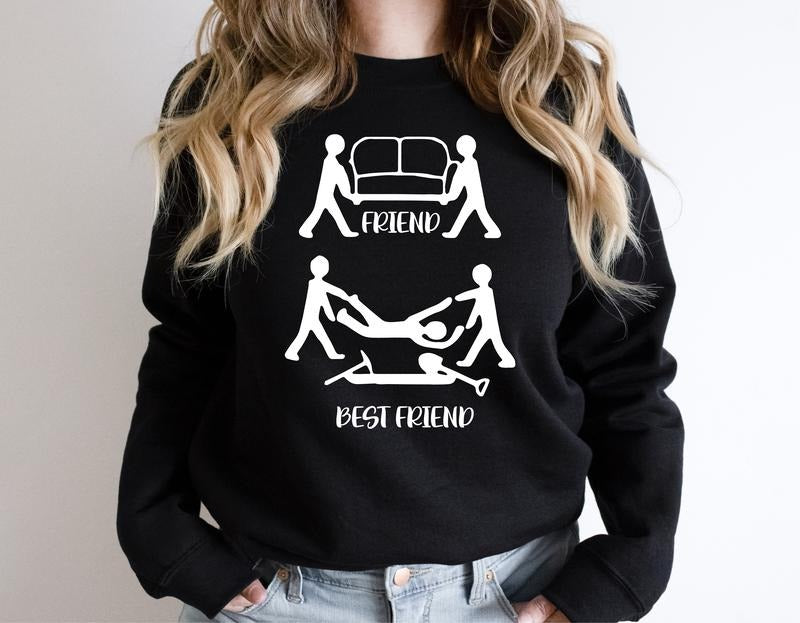 Friend Vs Best Sarcastic Friends Friendship Matching - Adult & Kids T-Shirts, Sweatshirts & Hoodies apparel design preview 1