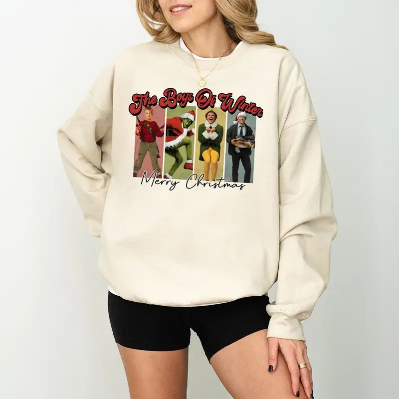 Friends Movies Merry Funny - Adult & Kids T-Shirts, Sweatshirts & Hoodies apparel design preview 1