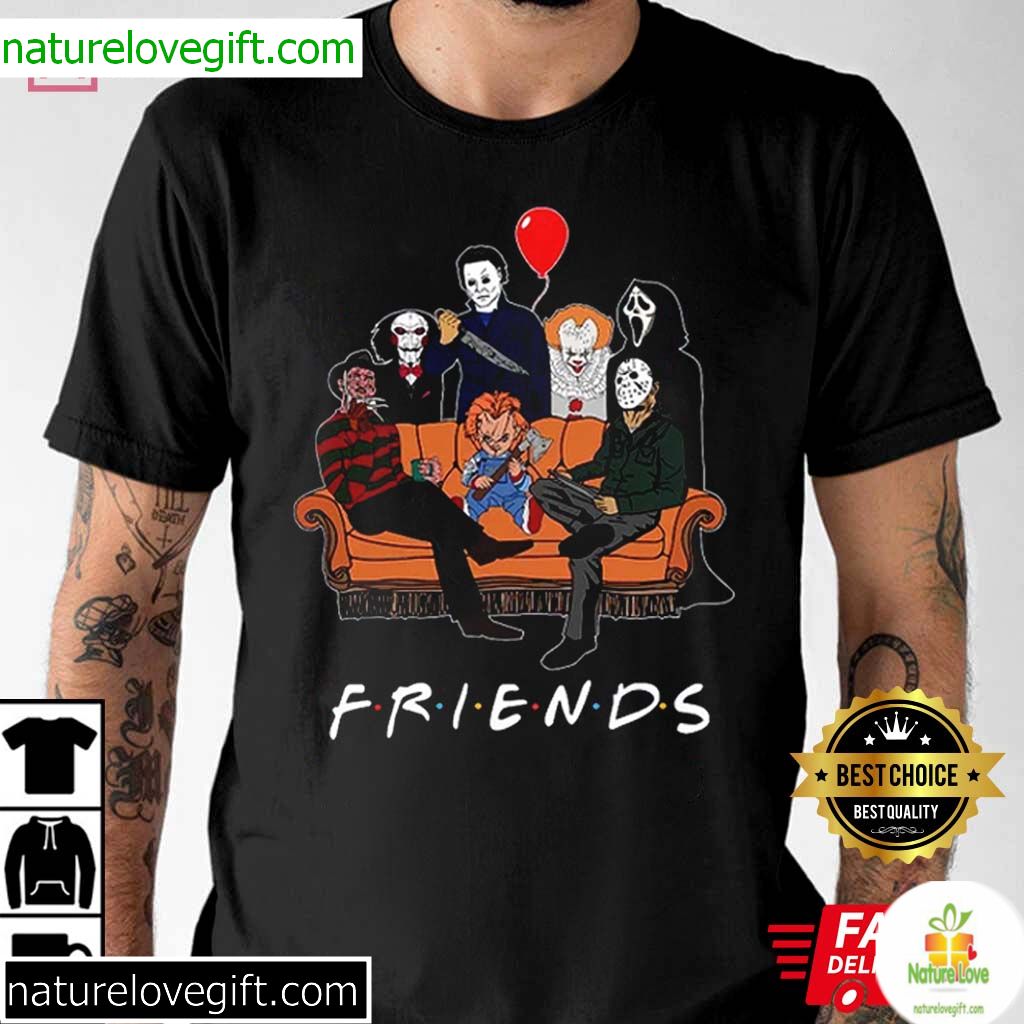 Happy Horrordays Horror Characters Friends Ugly Christmas Sweater - Holiday Gift product image 4