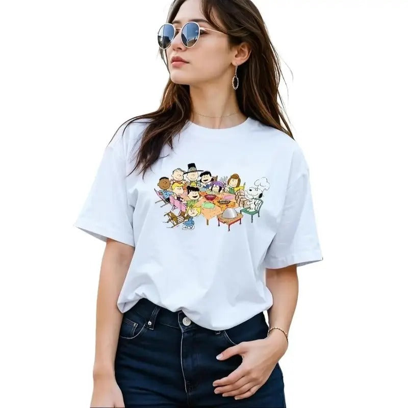 Friendsgiving Friends Turkey Thanksgiving Her Cute - Adult & Kids T-Shirts, Sweatshirts & Hoodies apparel design preview 1