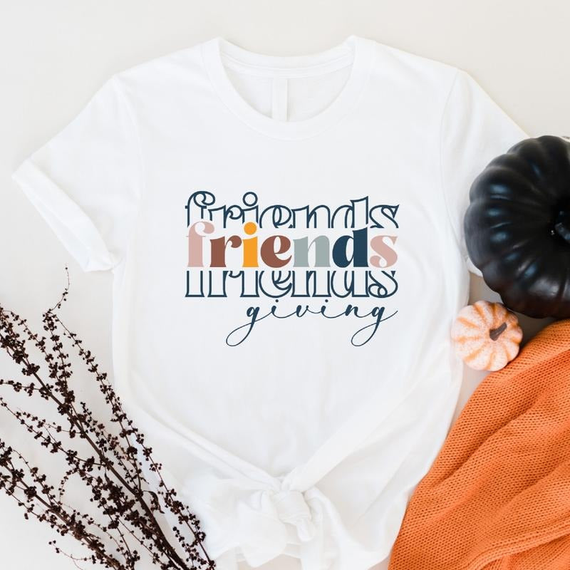 Friendsgiving Matching Thanksgiving Friends Best - Adult & Kids T-Shirts, Sweatshirts & Hoodies apparel design preview 1