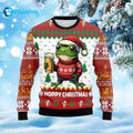 Frog Beer Hoppy Ugly Christmas Sweater - Holiday Gift product image