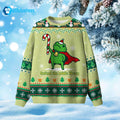 Frog Defend The Public Library Ugly Christmas Sweater - Holiday Gift product image