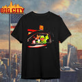 Frog Kermit Middle Finger And Miss Piggy Riding Car - Adult & Kids T-Shirts, Sweatshirts & Hoodies apparel design preview 1