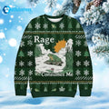 Frog Rage Consumes Me Ugly Christmas Sweater - Holiday Gift product image