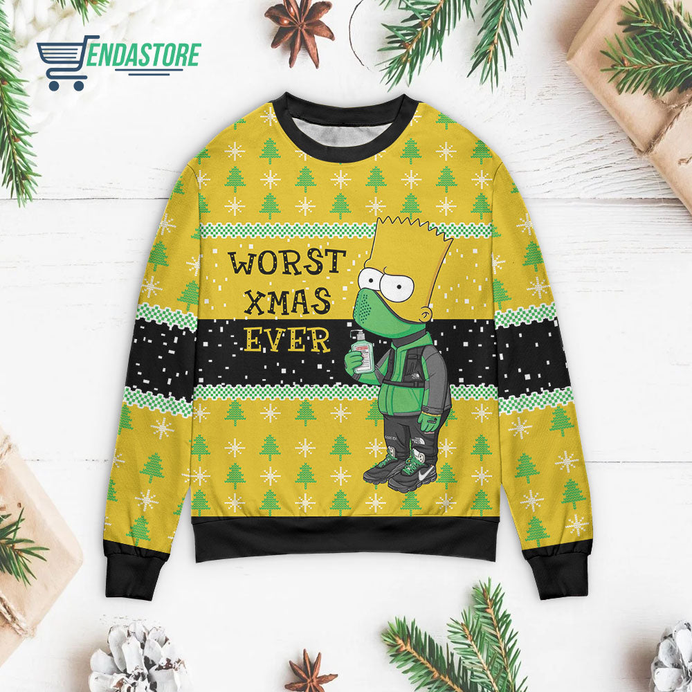 Simpson worst xmas ever 3D Christmas Sweater - Holiday Gift product image 3
