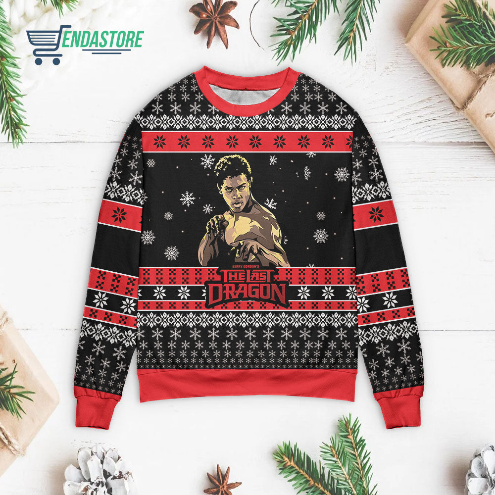 Berry Gordy the last dragon 3D Christmas Sweater - Holiday Gift product image 3
