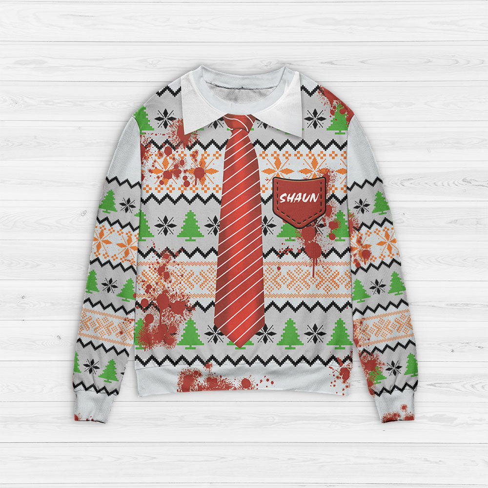 Shaun of the Dead 3D Christmas Sweater - Holiday Gift product image 4