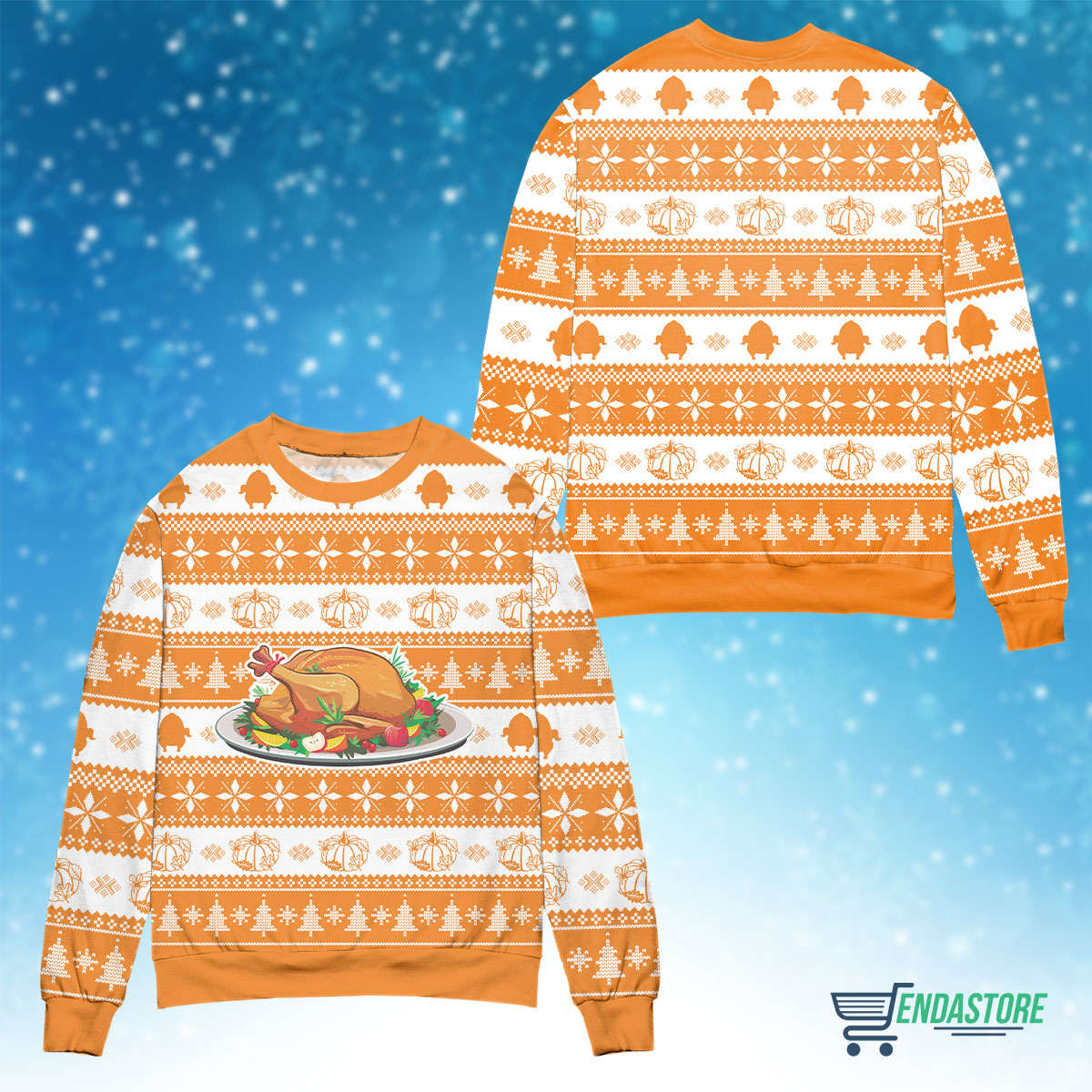 Casespring turkey thanksgiving 3D Christmas Sweater - Holiday Gift product image 4