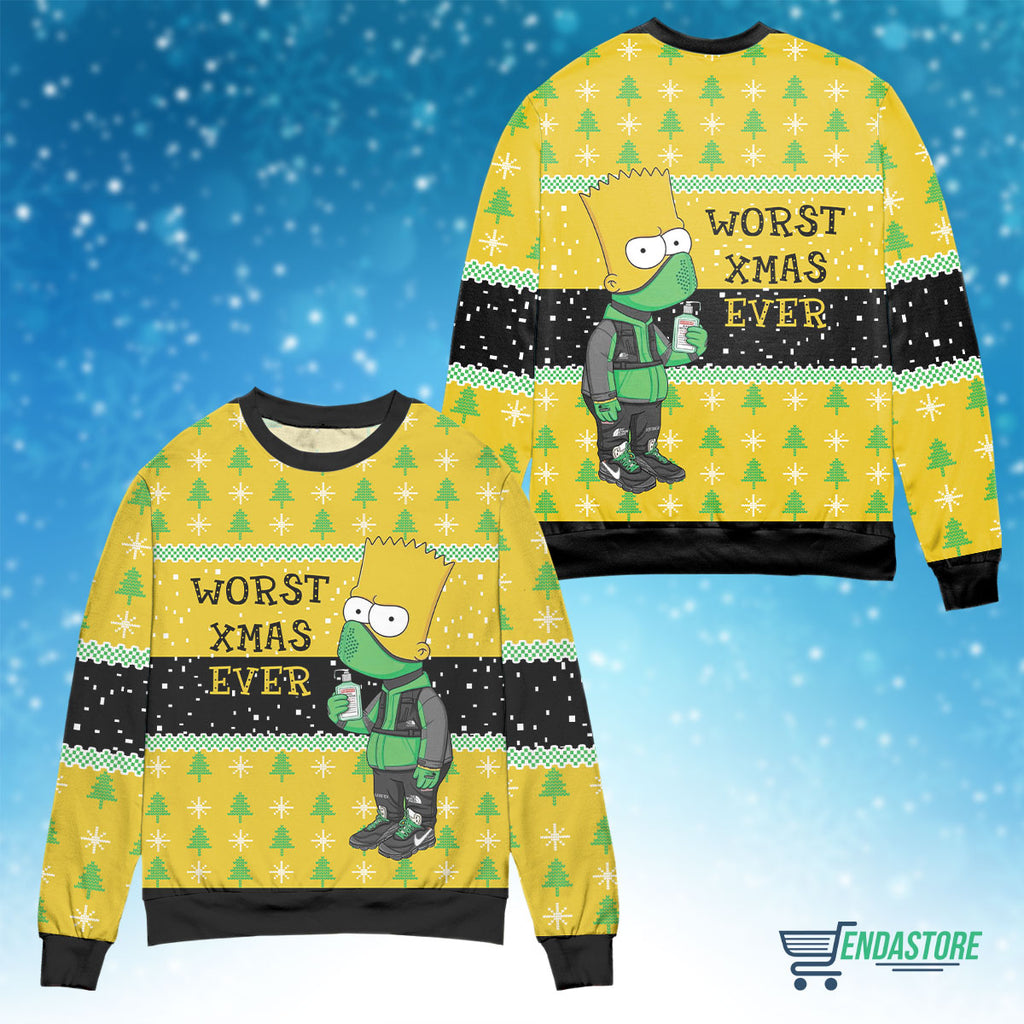 Simpson worst xmas ever 3D Christmas Sweater - Holiday Gift product image 4