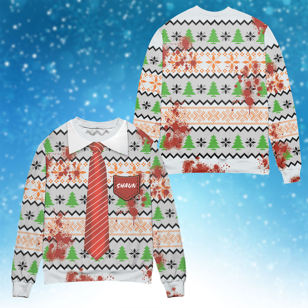 Shaun of the Dead 3D Christmas Sweater - Holiday Gift product image 3