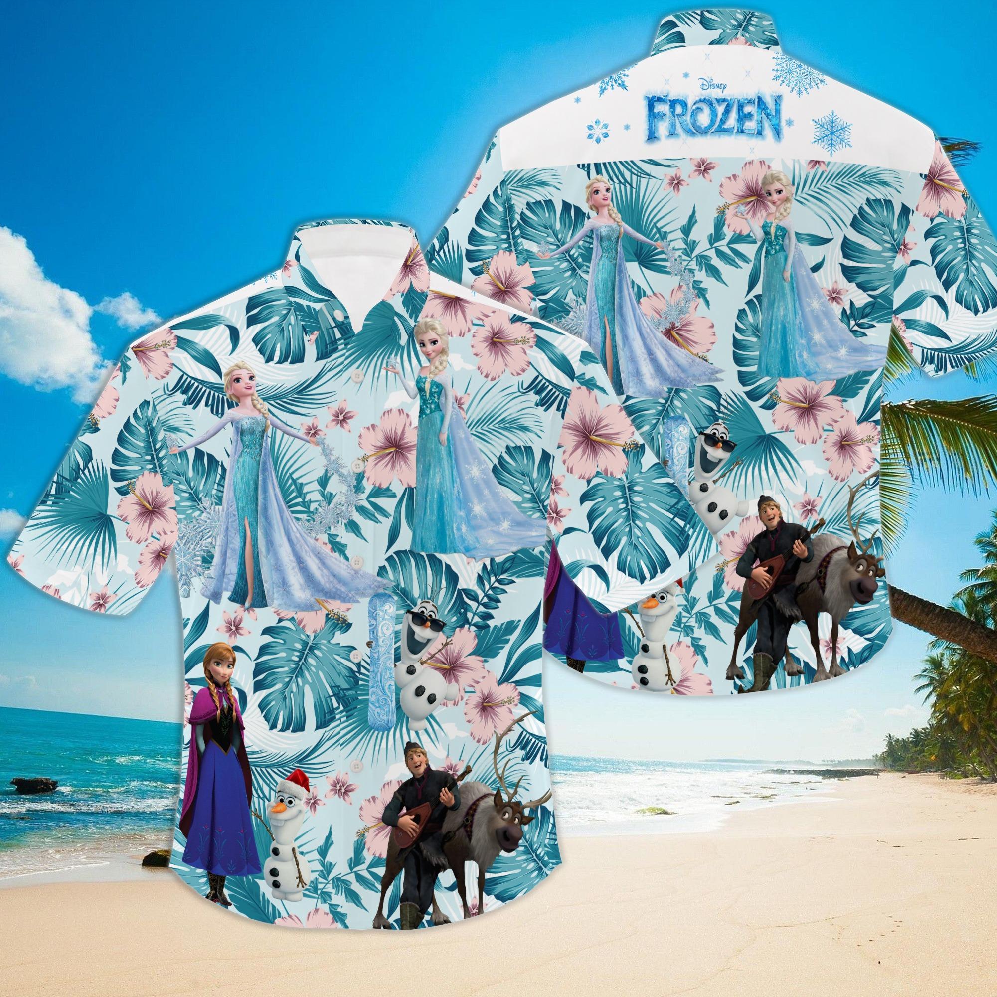 Frozen hawaiian gift for family and friend 2710241 - Adult & Kids T-Shirts, Sweatshirts & Hoodies apparel design preview 1