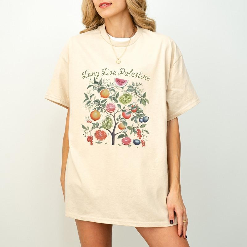 Fruits Palestine Watermelon Olive Her - Adult & Kids T-Shirts, Sweatshirts & Hoodies apparel design preview 1