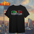 Fuck Ice No Human Is Illegal Mexico Flag - Adult & Kids T-Shirts, Sweatshirts & Hoodies apparel design preview 1