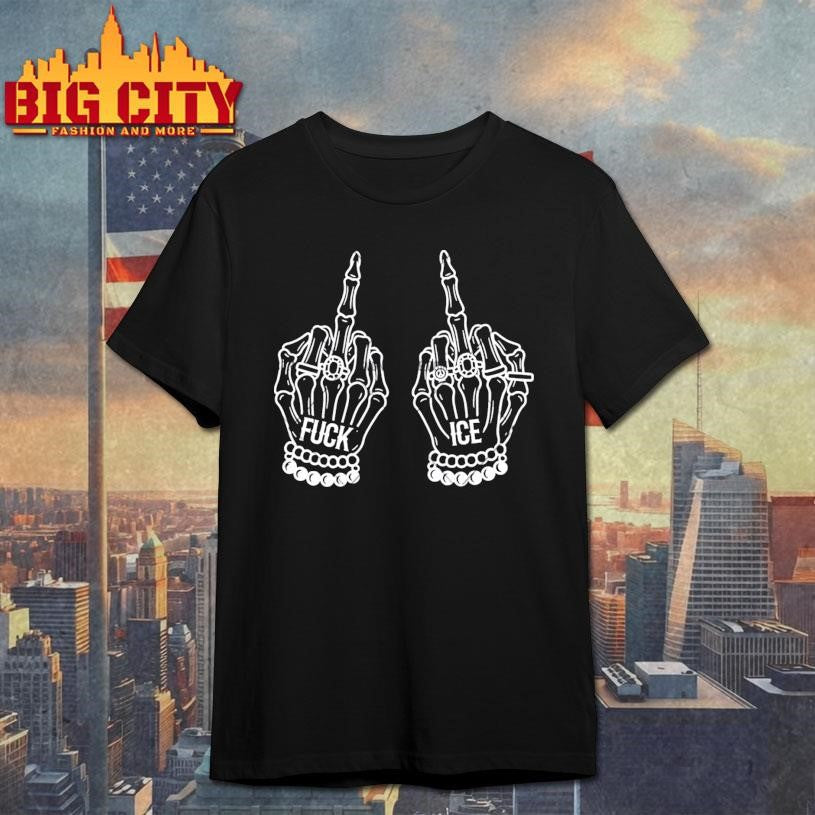 Fuck Ice Skull - Adult & Kids T-Shirts, Sweatshirts & Hoodies apparel design preview 1