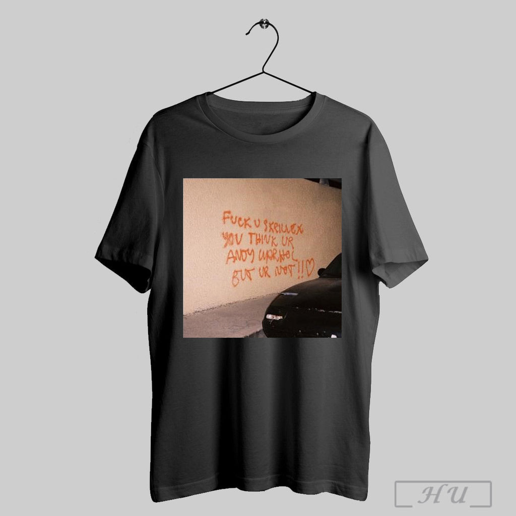 Fuck U Skrillex You Think Ur Andy Warhol But Not - Adult & Kids T-Shirts, Sweatshirts & Hoodies apparel design preview 1
