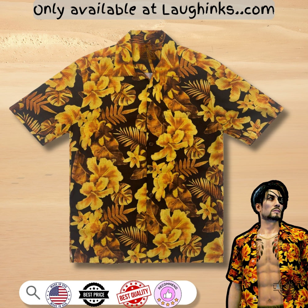 Full Printed Goro Majima Hawaiian - Adult & Kids T-Shirts, Sweatshirts & Hoodies apparel design preview 1