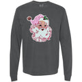 Full Sequin Blushing Santa Patch Comfort Colors - Adult & Kids T-Shirts, Sweatshirts & Hoodies apparel design preview 1