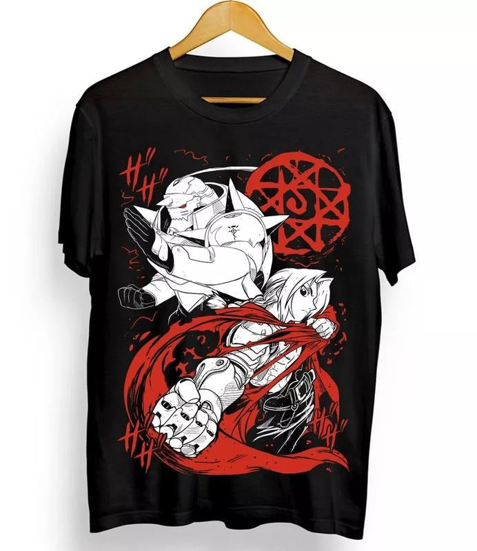 Fullmetal Alchemist Brotherhood Alphonse Elric Black - Adult & Kids T-Shirts, Sweatshirts & Hoodies apparel design preview 1